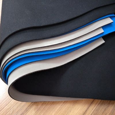 35-45 Shore A 3Mpa CR Gumowe Laminate Neoprene Tkaniny Do skarpet, twardej gumowej, materiału uszczelniającego, wodoodpornej i oporowej